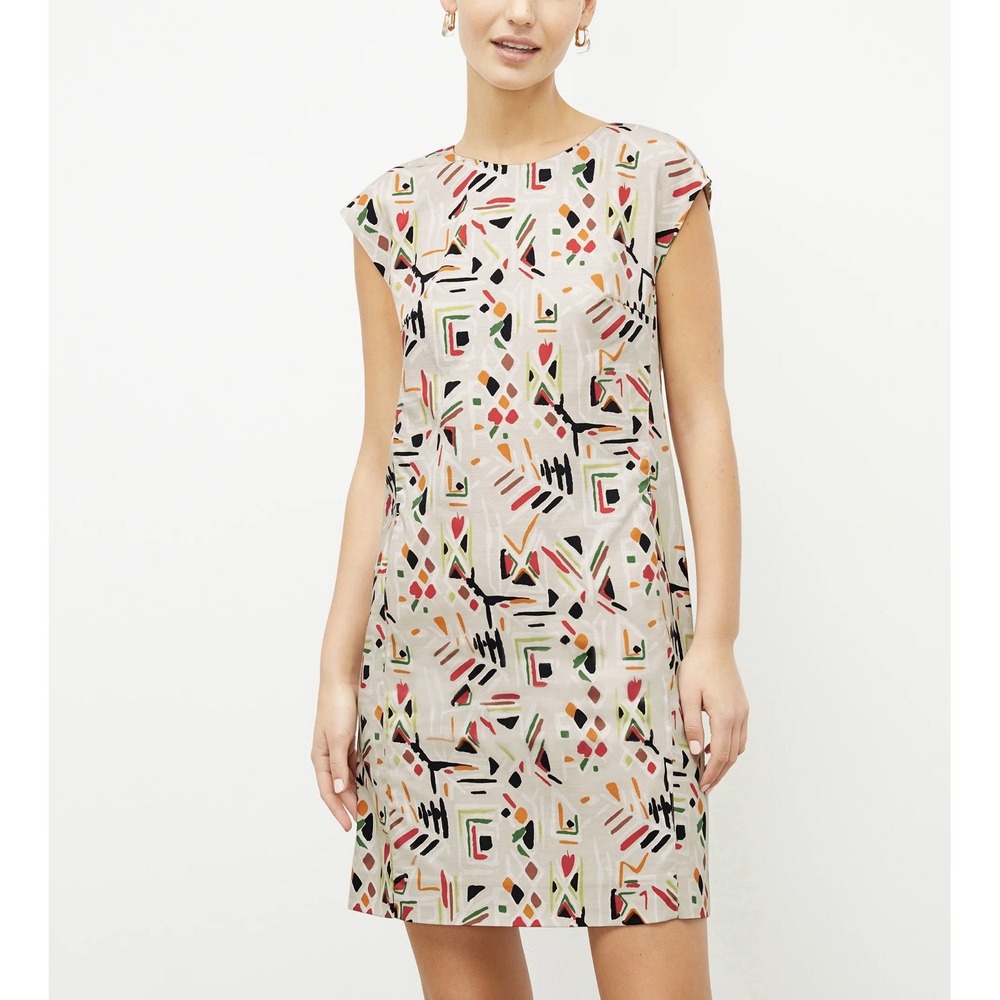 MM LaFleur Maaza Dress In Geometric Print